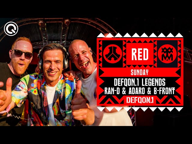 Defqon.1 Legends: Ran-D & Adaro & B-Front I Defqon.1 Weekend Festival 2023 I Sunday I RED