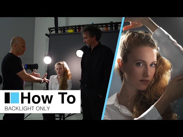 broncolor 'How To' shoot against studio backlighting!