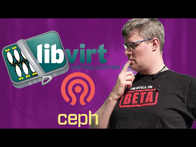 Virtualize machines with disk data in Ceph (libvirt)