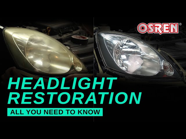 How to restore headlights - 3 ways, but which is the best?
