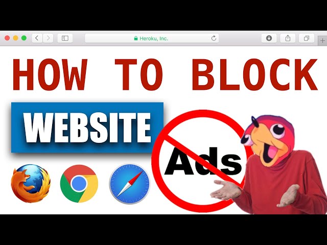How to block popup ads on any website