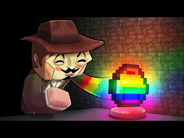 Minecraft - HACKER FINDS THE SECRET RAINBOW DIAMOND!