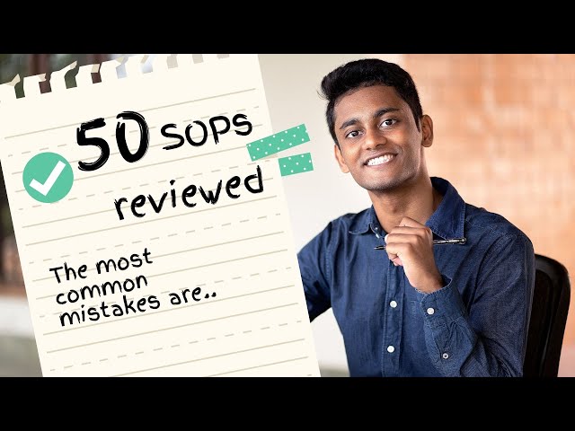 Things I learned after 50 SOP reviews | 5 most common essay mistakes
