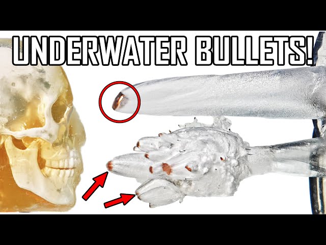 How Much Water is Bullet Proof?? FMJ vs Hollow Point! - Ballistic High-Speed