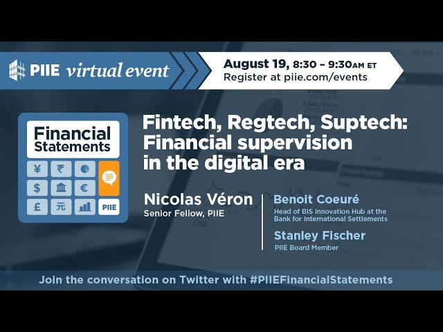 Fintech, Regtech, Suptech: Financial supervision in the digital era