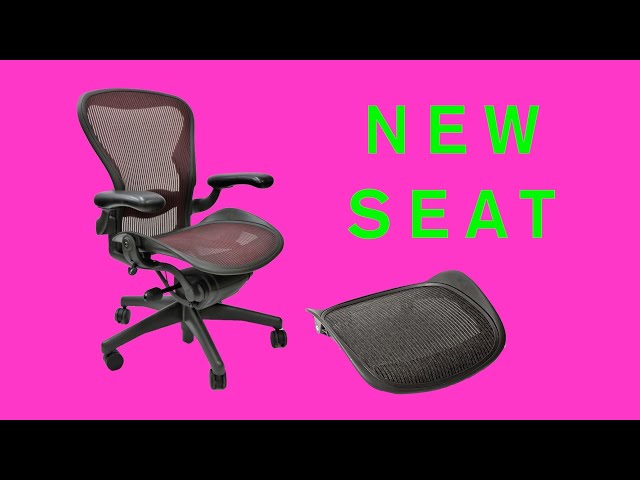 Herman Miller Aeron Chair Seat Repair/Replacement Fix & "FOAMON" Replacement Seat Review