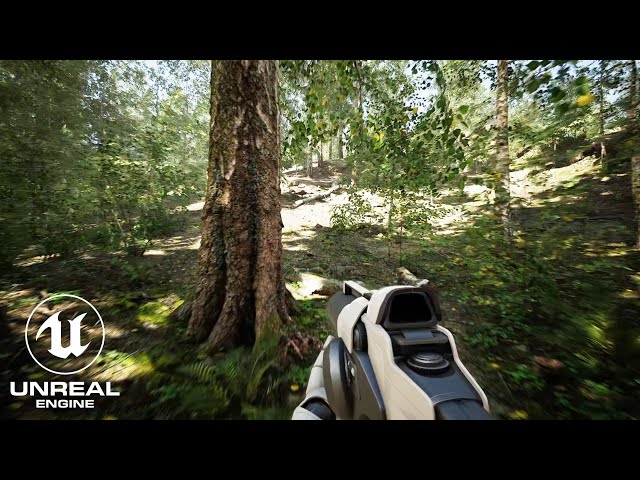 Unreal Engine 4 RTX 3090 Realistic Forest