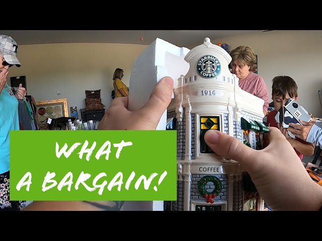 I GOT A HUGE DISCOUNT AT THIS YARD SALE! | Garage Sale SHOP WITH ME to Sell on Ebay & Poshmark!