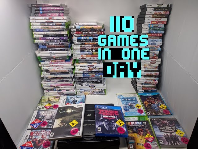 Thrift Store Game Finds! // Rare Wii Games // Cheap DS Games // Shovel Knight, Nascar 15, & More!