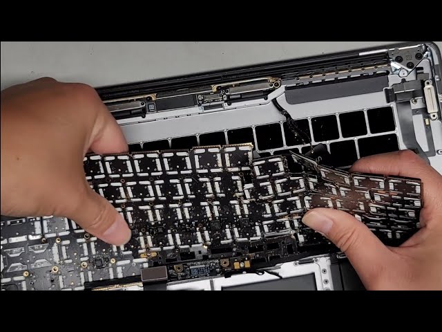 Mid 2017 15" Inch MacBook Pro A1707 Disassembly Logicboard Motherboard Keyboard Replacement Repair