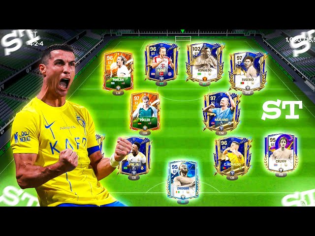 I Made Highest Rated ST (Strikers) Squad Builder! Ronaldo, Haaland, R9!! FC Mobile