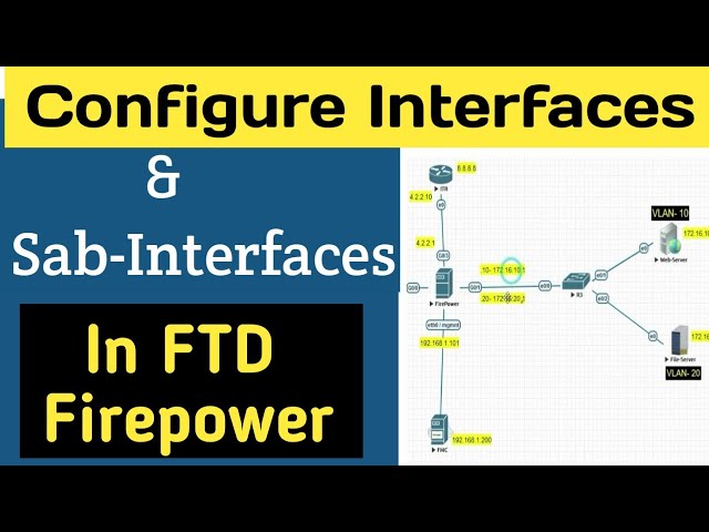 Day-5 | Configure Interfaces and Sub Interfaces in FTD with FMC | Cisco Firepower Tutorial