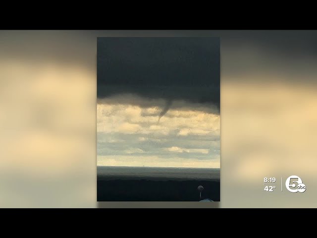 Lake Erie now holds the world record for most waterspouts