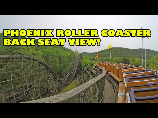 Phoenix Top Ten Wooden Roller Coaster! Back Seat POV Knoebels