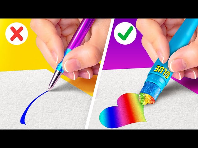 DIY MAGIC! TOP PAINTING HACKS || Who Draws It Better! Best Art Challenges and Hacks by 123 GO!Genius