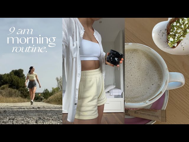 my 9AM SUMMER morning ROUTINE  ✨ aesthetic ✨ | building my “THAT GIRL” habits for 2022