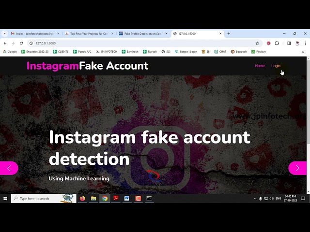 Fake Profile Detection on Social Networking Websites using Machine Learning | Python IEEE Project