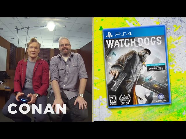 Clueless Gamer: Conan Reviews "Watch Dogs" | CONAN on TBS