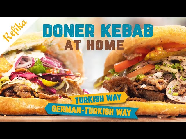 How to Make Turkish DÖNER KEBAB At Home? Both the Traditional and the German-Turkish Way! 🥙