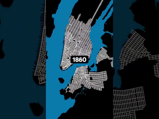 The history of NYC in one minute
