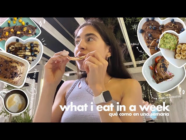 🧋Everything I Eat in a Week + delicious recipes || *with no restrictions*