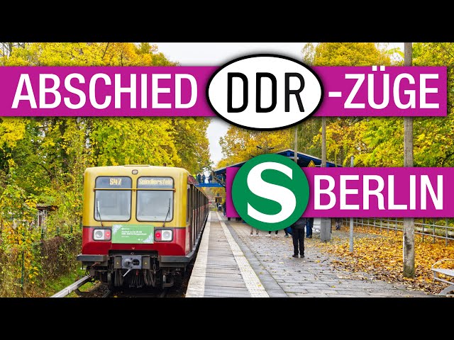 Tschüss, Coladose — Letzte Fahrt: Abschied Baureihe 485 der S-Bahn Berlin [Doku 4K]