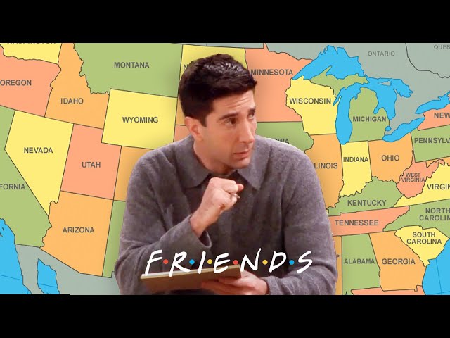 Ross Can't Remember All 50 States | Friends