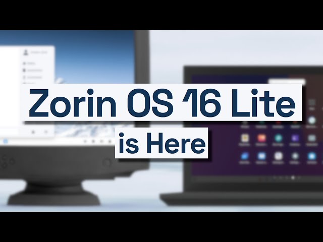 Zorin OS 16 Lite - STUNNING xfce Desktop