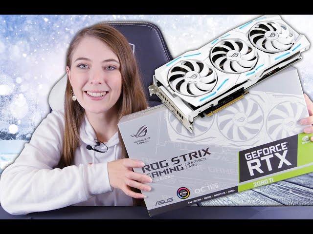 Briony unboxes the new ASUS RTX 2080 ti ROG OC WHITE EDITION!