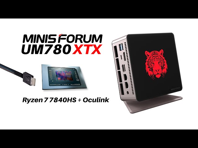 Minisforum UM780 XTX Review With Oculink RTX 4090 eGPU Test!
