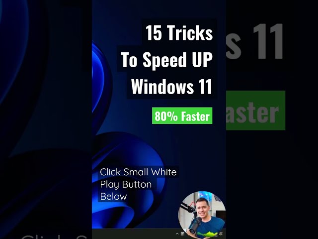 windows 11 running how to slow fix?
