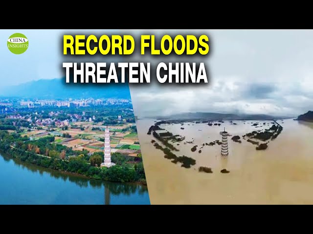4-Storeys High Floods, NO warning for dam water release/10 provinces in southern China are flooding