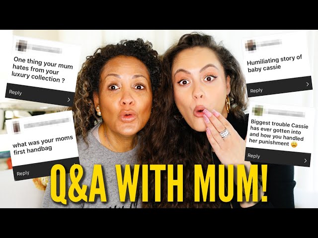 Q&A WITH MY MUM!! *She's savage...as usual*