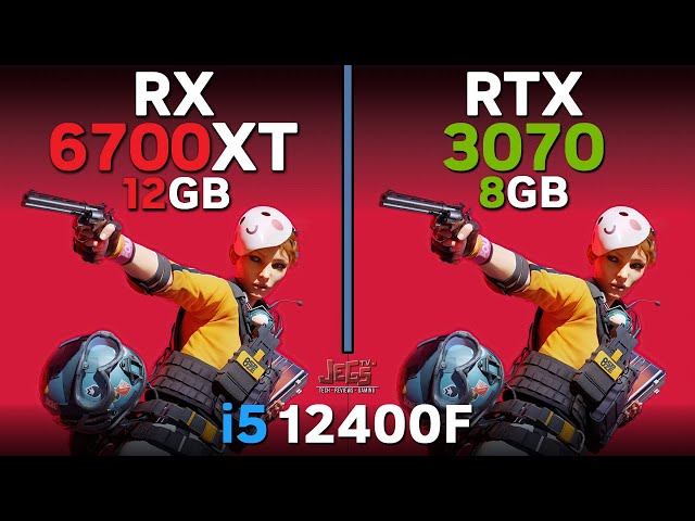 RX 6700 XT vs RTX 3070 | i5 12400F | Tested in 17 games