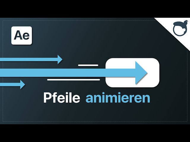 ➡️Pfeil animieren in After Effects⬅️