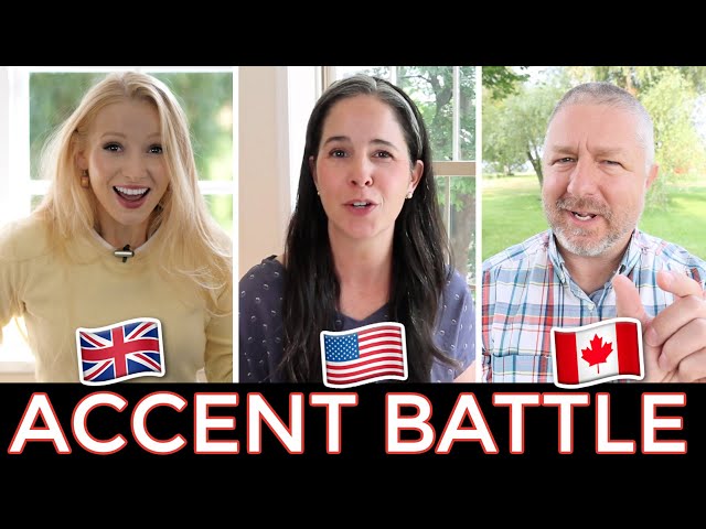 British vs American vs Canadian ENGLISH Differences! (very different!) (+ Free PDF & Quiz)