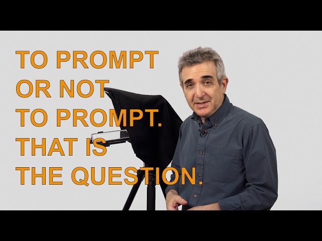To Prompt or Not to Prompt. That is the Question.