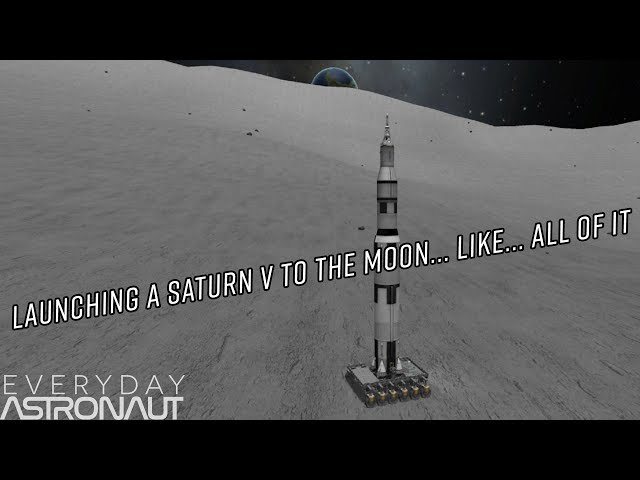 Launching an entire Saturn V to the moon (FULL STREAM)