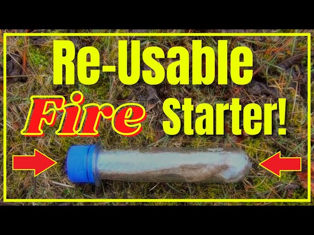 Re-Usable Fire Starter! [ Cheap and Easy ]
