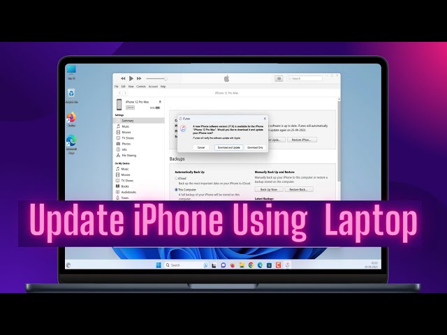 How to Update iPhone Software on Windows 11