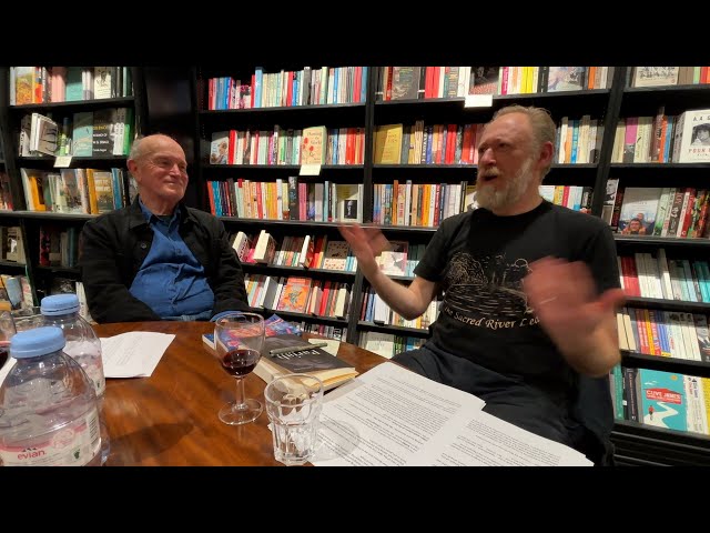 John Rogers and Iain Sinclair in conversation at Hatchards Piccadilly, London (4K)