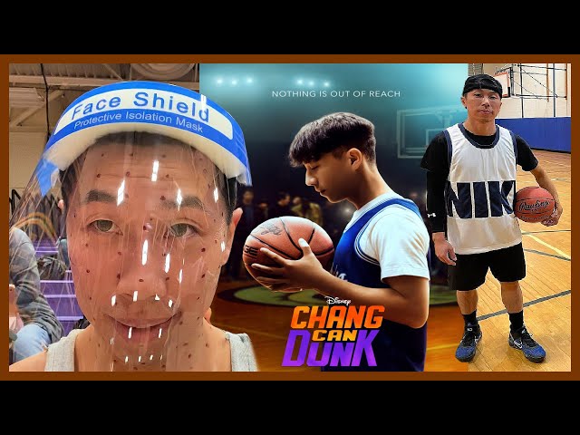 Disney CHANG CAN DUNK Movie BEHIND THE SCENES!