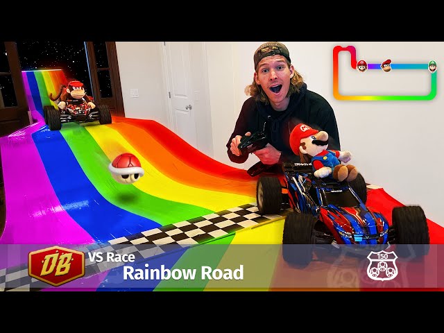 We Built Rainbow Road in our ENTIRE HOUSE!