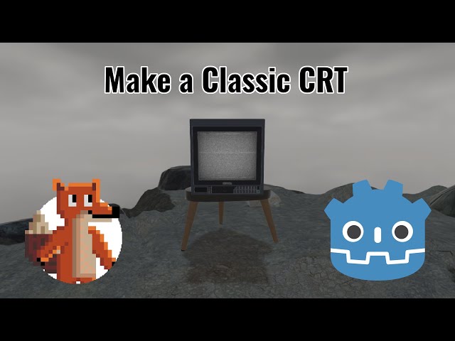 Making an Interactive CRT TV in the Godot Game Engine