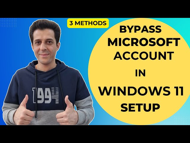 How to Install Windows 11 Without a Microsoft Account (Without Internet)