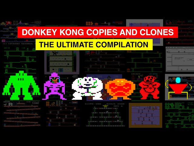 DONKEY KONG CLONES AND COPIES - the ultimate compilation