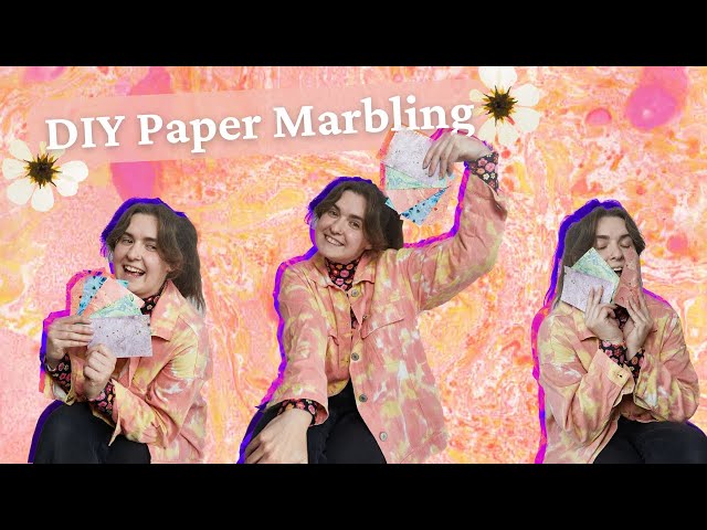 HOW TO: The Art of Paper Marbling // DIY Tutorial - How To Use Marbling Inks // Floating Ink Art