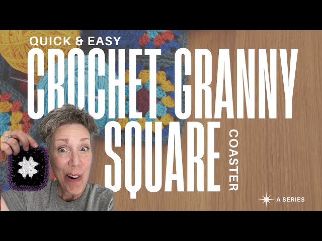 Quick Crochet: Granny Square Coaster
