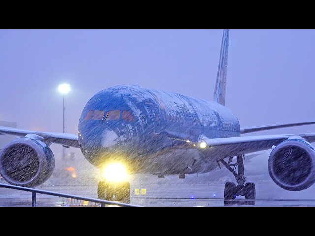WINTER WONDERLAND AT FRANKFURT PT 2 - All The Best From Day and Night - 1H of COLD PlaneSpotting