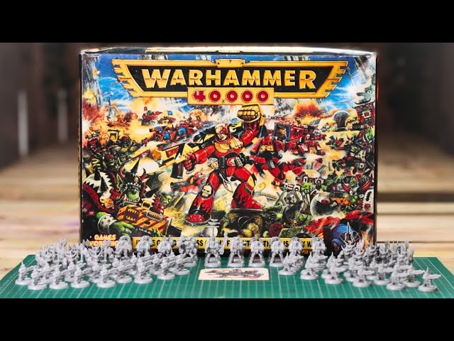 Painting THE Warhammer 40k box like it's the 90's